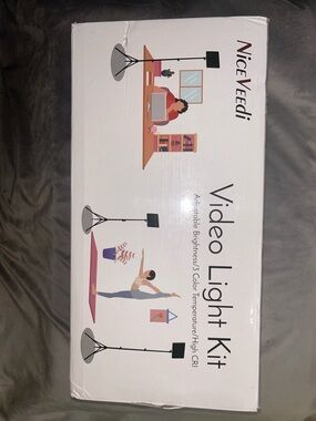 NiceVeedii Video Light Kit -New